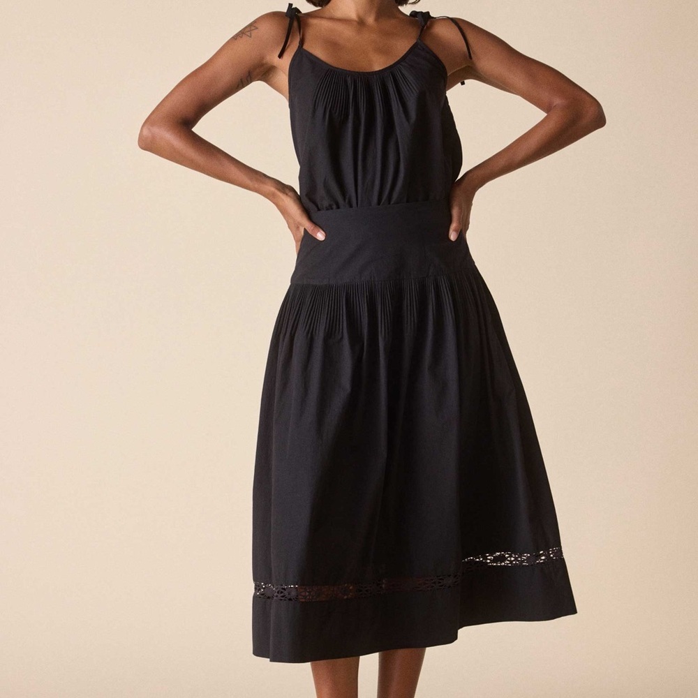 NWT ST. Roche Chic Black Midi Skirt